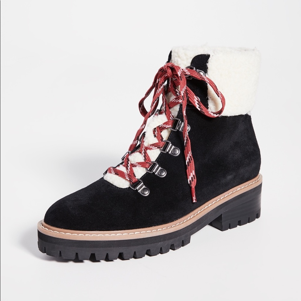 Villa Rouge Miloh Hiking Boots Black Size 8